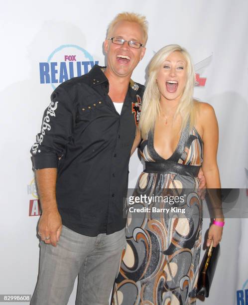 George Gray and guest arrives at the Fox Reality Channel's "Really Awards" held at Avalon Hollywood on September 24, 2008 in Hollywood, California.