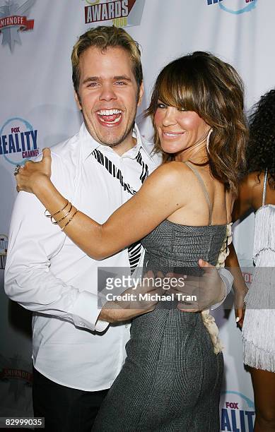 Perez Hilton and Robin Antin arrive at the FOX Reality Channel "Really Awards" held at Avalon Nightclub on September 24, 2008 in Hollywood,...