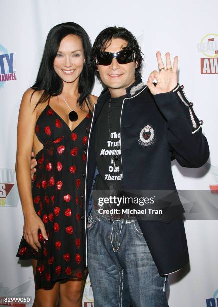 Susie Feldman and Corey Feldman arrive at the FOX Reality Channel "Really Awards" held at Avalon Nightclub on September 24, 2008 in Hollywood,...