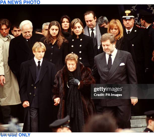 Funeral Of Monacos Prince Rainier Iii Photos and Premium High Res ...