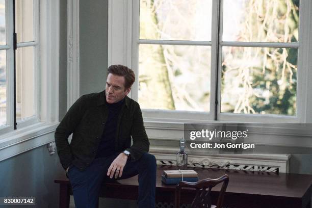 Actor Damian Lewis is photographed for Mr Porter magazine on January 20, 2017 in London, England.