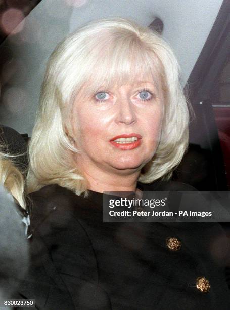 Linda Watson, leaves London's Old Bailey today after being dramatically cleared of the murder of millionaire businessman Richard Watson who was shot...