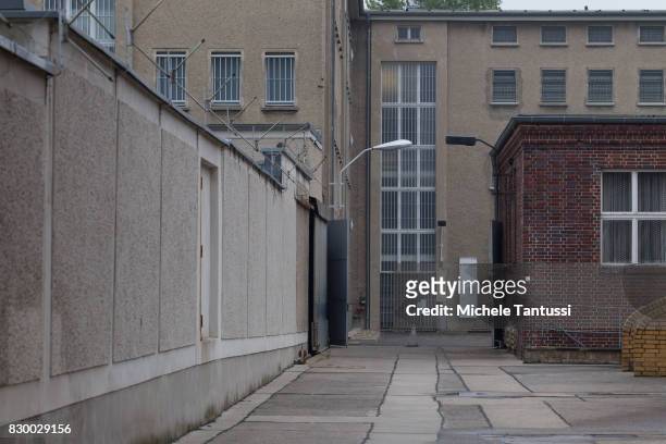 The former prison of the East German, communist-era secret police, or Stasi, at Hohenschoenhausen on August 11, 2017 in Berlin, Germany. The State...