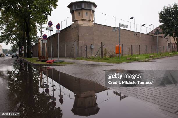 The former prison of the East German, communist-era secret police, or Stasi, at Hohenschoenhausen on August 11, 2017 in Berlin, Germany. The State...