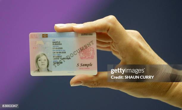 Uk Biometric Card Example 95,409 Id Card Stock Photos, High-Res Pictures, and Images - Getty Images