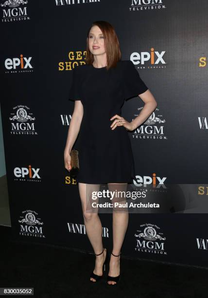 Actress Lucy Walters attends the premiere of EPIX original series "Get Shorty" at Pacfic Design Center on August 10, 2017 in West Hollywood,...