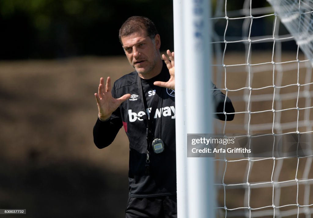 West Ham United Training and Press Conference