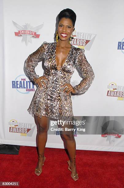 Personality Omarosa Manigault-Stallworth arrives at the Fox Reality Channel's "Really Awards" held at Avalon Hollywood on September 24, 2008 in...