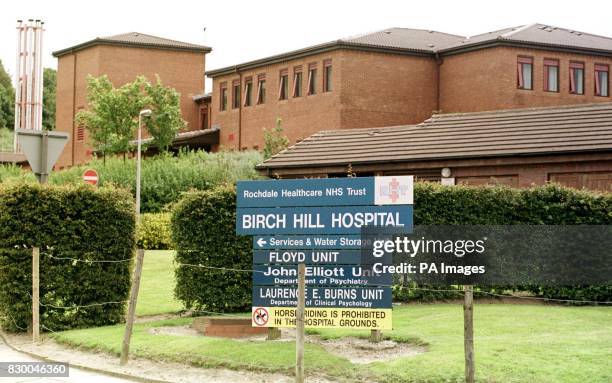 Birch Hill hospital in Rochdale, Greater Manchester, which is at the centre of a police investigation into concerns over patient deaths and...