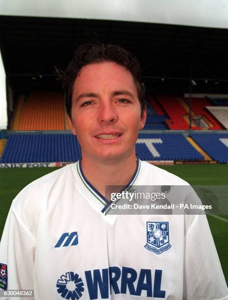 DIRK HEBEL OF TRANMERE ROVERS FOOTBALL CLUB