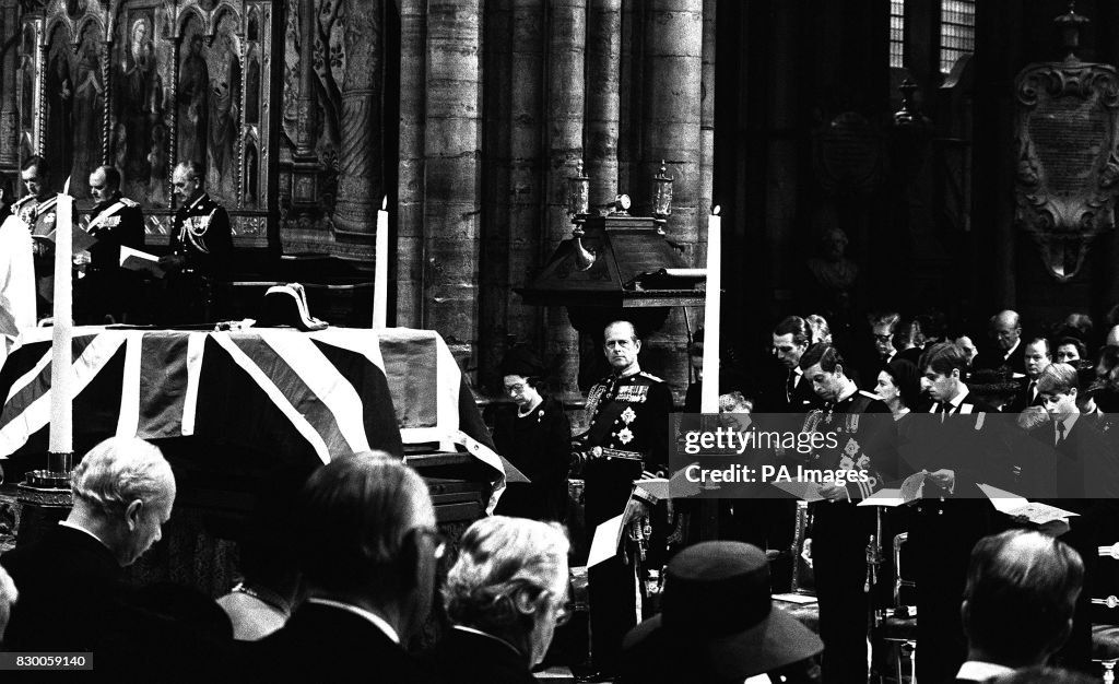 Royalty - Funeral of Earl Mountbatten of Burma - Westminster Abbey