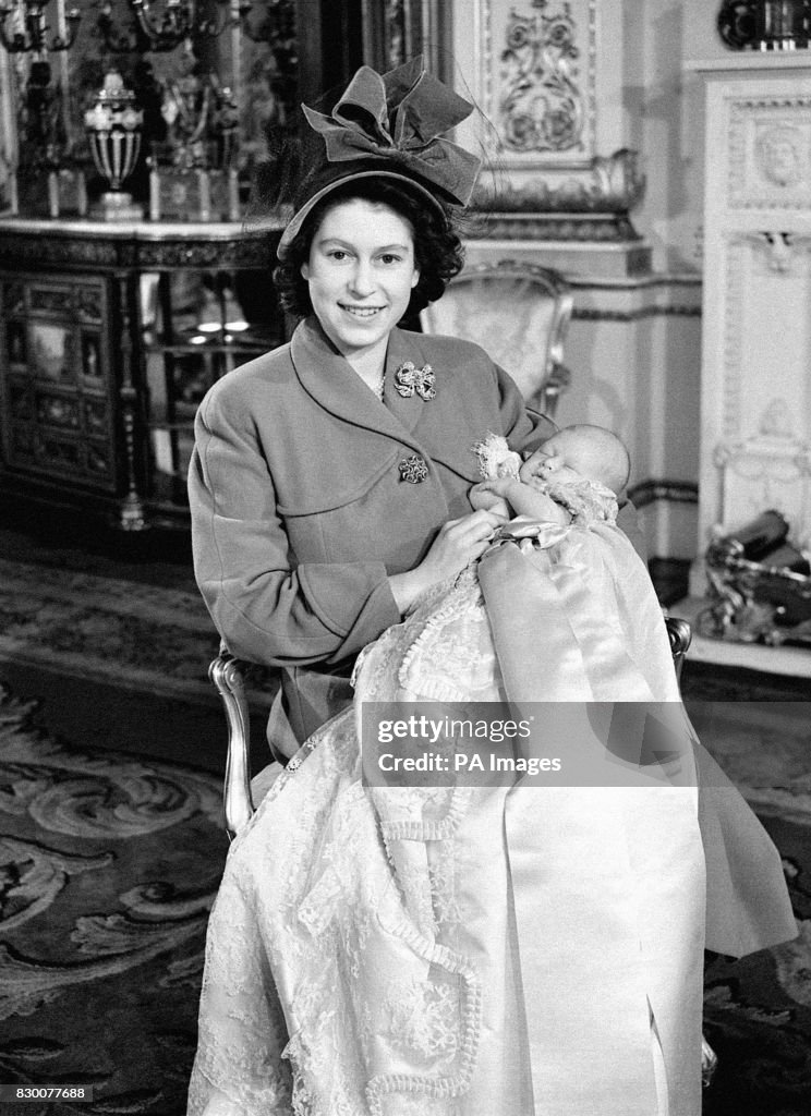 Royalty - Christening of Prince Charles - Buckingham Palace, London