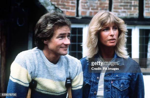 Former world motorcycling champion Barry Sheene - pictured with girlfriend Stephanie, who went on to become his wife - who has died after a long...