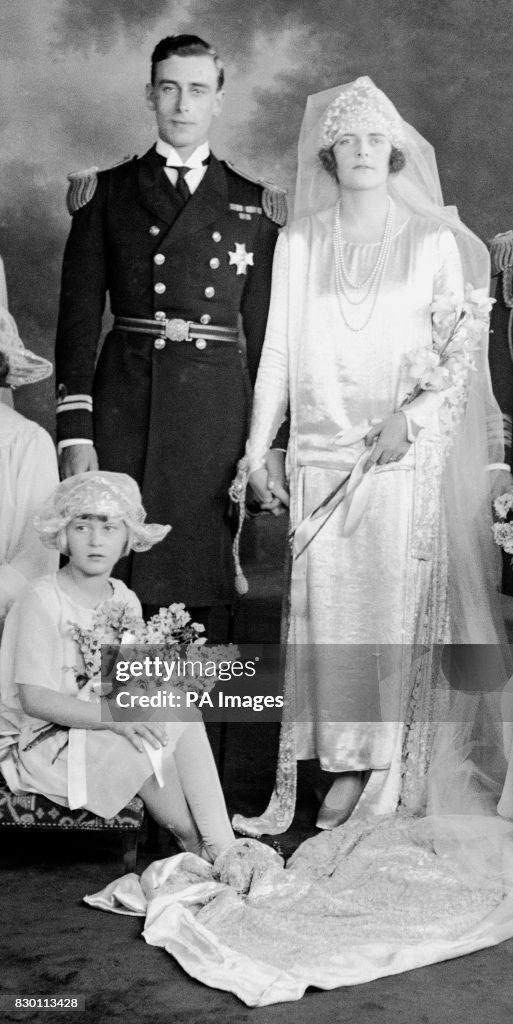 British Royal Family - Weddings - Lord Louis Mountbatten & Edwina Cynthia Annette Ashley - London - 1922