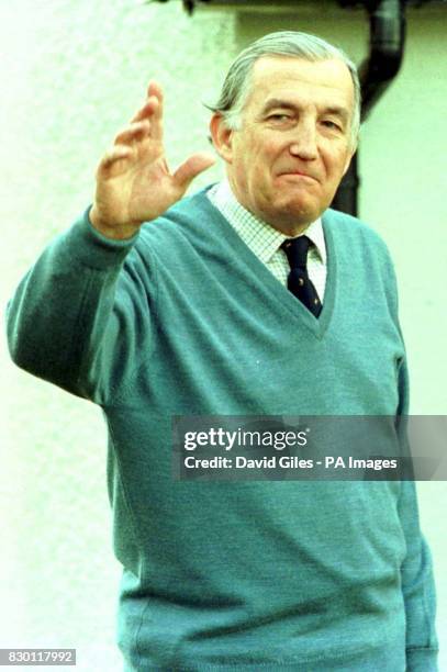 Christopher Rhys-Jones, father of Sophie Rhys-Jones, outside his home in Brenchley, Kent today Wedensday Janauary 1999, after the engagement of their...