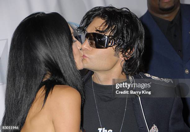 Actor Corey Feldman and wife Susie Feldman arrives at the Fox Reality Channel's "Really Awards" held at Avalon Hollywood on September 24, 2008 in...