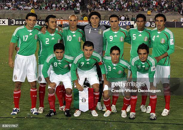Francisco Fonseca, Diego Martinez, Carlos Ochoa, goalkeeper Guillermo Ochoa, Enrique Esqueda, Juan Carlos Valenzuela, Leobardo Lopez, Antonio...