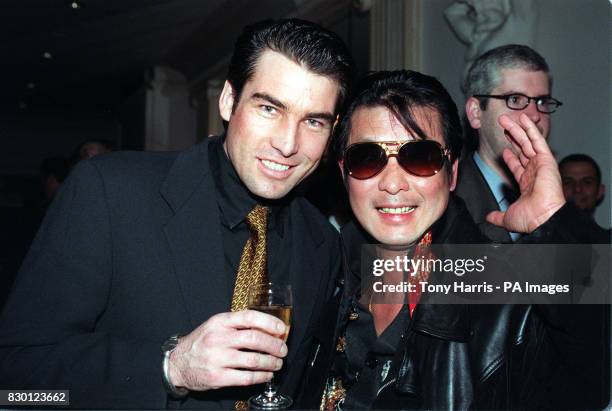 Chef Ross Burden & chef Paul 'Elvis' Chan AT a photocall at London's Grosvenor House to name the nominees for the Carlton London Restaurant Awards. *...