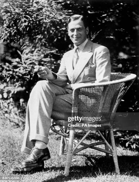 Prince George, Duke of Kent, in California. Prince George was a son of King George V and Queen Mary and husband of Princess Marina of Kent. He was...