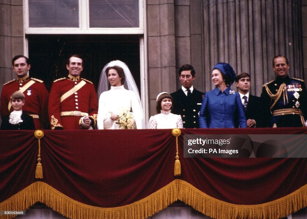 Royalty - Princess Anne and Captain Mark Phillips Wedding - London