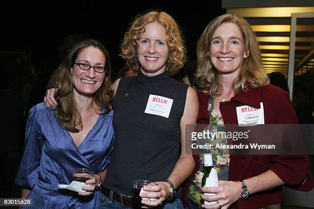 Jane Bailey, Virginia Pierce, and Sarah Pierce at The Sundance Alumni Event held at The Peterson Automotive Museum on Thursday September 25, 2008 in...