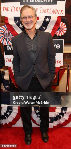 Gary Trudeau attends the Broadway Opening Night Performance for 'Michael Moore on Broadway' at the Belasco Theatre on August 10, 2017 in New York...