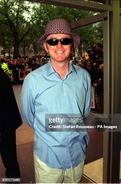Radio and television presenter Chris Evans arrives at the Odeon Leicester Square, in London, for the premiere of the film 'Swing', which stars Lisa...