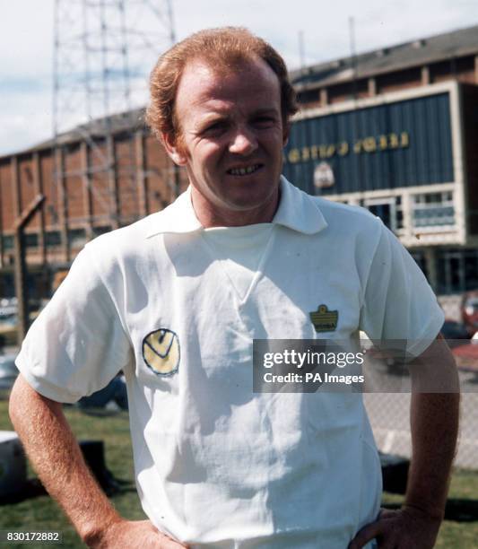 Footballer Billy Bremner, captain of Leeds United 1974.