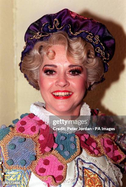 Gemma Craven, who plays 'Mrs Potts' in a re-cast 'Beauty and the Beast' musical at the Dominion Theatre in Tottenham Court Road, London.