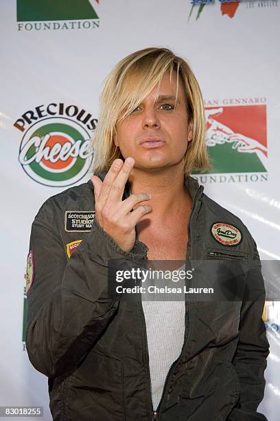 Actor Daniel Dicriscio arrives at the 7th annual precious cheese Italian feast of San Gennaro on September 25, 2008 in Hollywood, California.