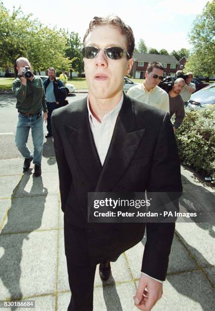 David Norris and Jamie Acourt, two of the main suspects in the Stephen Lawrence murder inquiry, outside Sevenoaks Magistrates Court, where they...