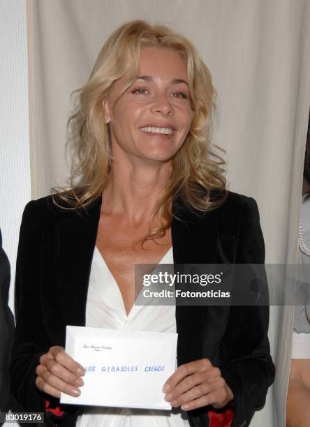 Actress Belen Rueda unveils 'Los Girasoles Ciegos' as the spanish movie to represent Spain at the 2009 Oscars on September 26, 2008 in Madrid, Spain.