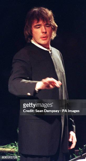 Cellist Julian Lloyd Webber conducts the Royal Philharmonic Orchestra at the Royal Albert Hall for the first time . His conducting debut at the...