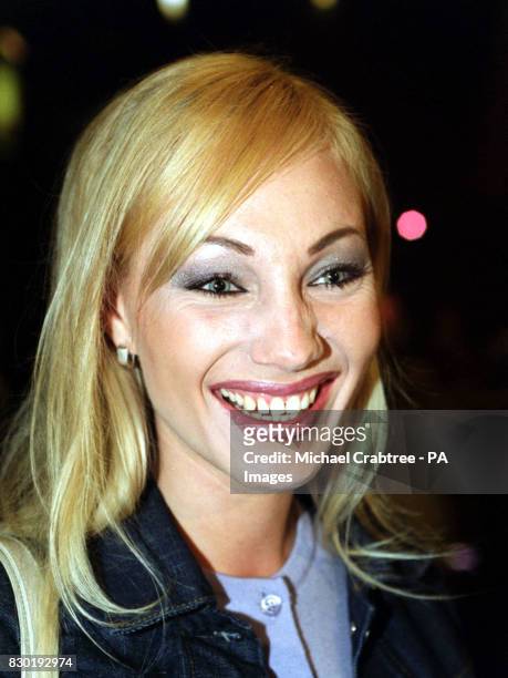 Swedish singer Charlotte Nilsson arrives at the Virgin Cinema in Haymarket, London, for the premiere of the film 'Human Traffic'. Ms Nilsson was the...