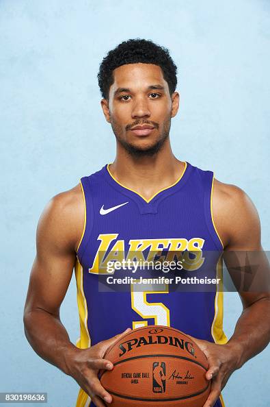 Josh Hart Of The Los Angeles Lakers Poses For A Photo During The 2017