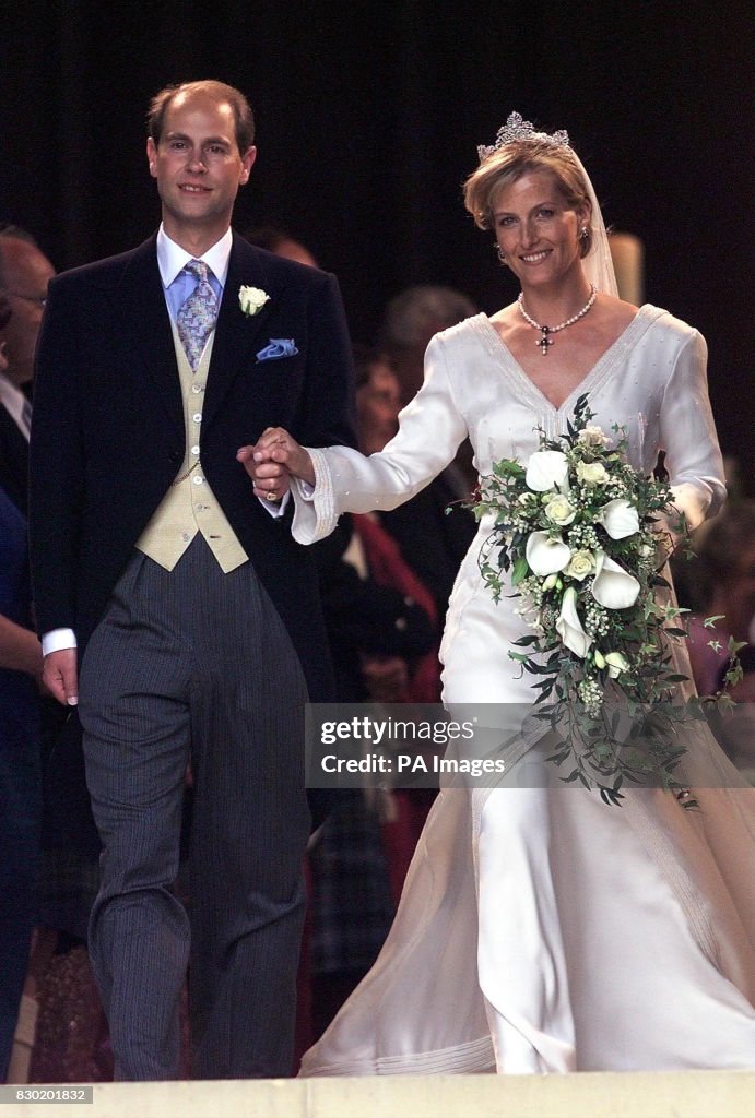 Royalty - Prince Edward & Sophie Rhys-Jones Marriage - St George's Chapel, Windsor Castle