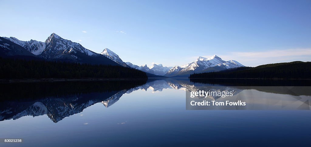 Lake surrounded by mountains