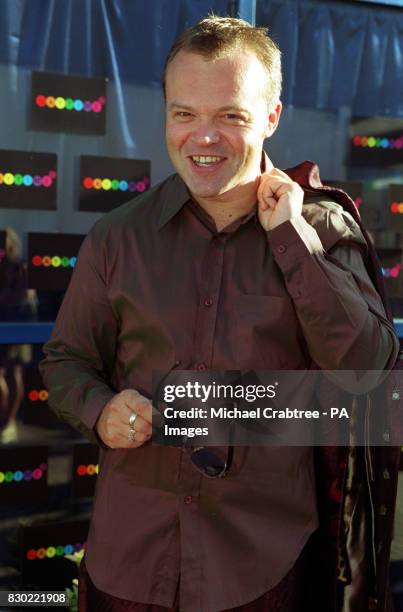Comic and TV presenter Graham Norton arrives at the BBC TV studios, for the Gaytime TV Awards nominations, the first ever televised gay and lesbian...