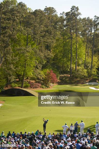 Scenic view of miscellaneous action from No 12 tee during Friday play at Augusta National. Augusta, GA 4/7/2017 CREDIT: Erick W. Rasco