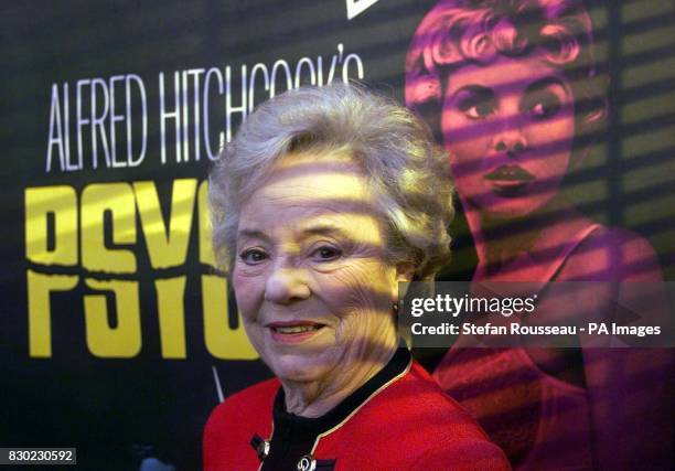 Patricia Hitchcock O'Connell daughter of the late film director Alfred Hitchcock, at Christies in London, where there will be a sale of film posters...