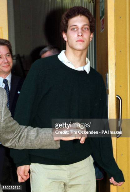 Lord Frederick Windsor, arrives in the UK at Heathrow a day after he admitted taking cocaine at a party. The 20-year-old, who is cousin to the Queen,...