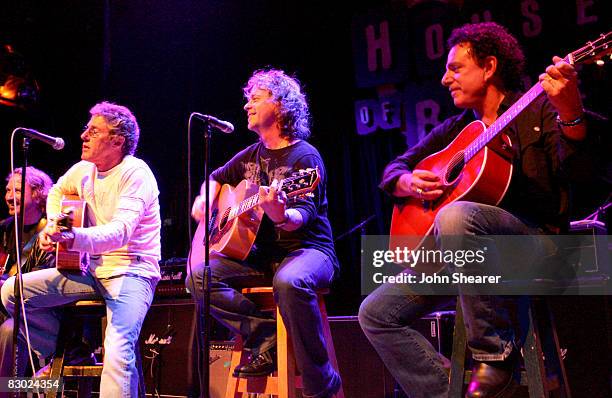 Roger Daltrey of The Who, Jack Blades of Night Ranger, and Neal Schon of Journey