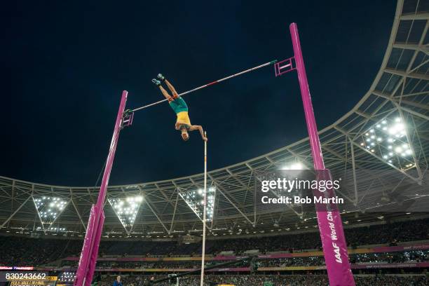 16th IAAF World Championships: Australia Kurtis Marschall in action during Men's Pole Vault at Olympic Stadium. London, England 8/8/2017 CREDIT: Bob...