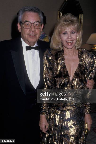 Actor Tom Bosley and wife Patricia Carr attending "Friar's Club Gala Honoring Liza Minnelli" on April 5, 1987 at the Century Plaza Hotel in Century...