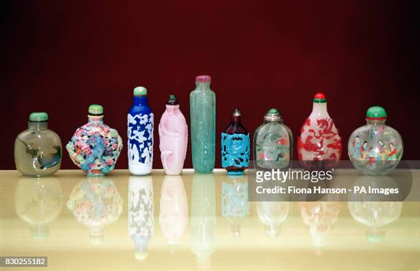 Some of the Gerry P Mack Collection of fine Chinese Snuff Bottles which are to go on sale by Christie's South Kensington. The highlight of the sale...