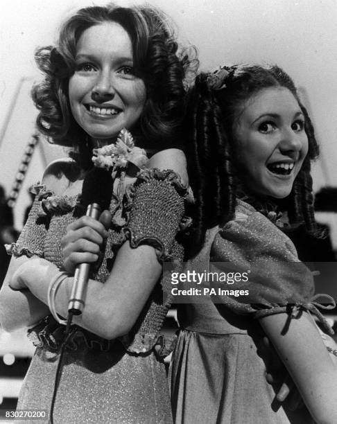Photo 12/9/78 A library file picture of singer Lena Zavaroni with Bonnie Langford performing at the London Palladium in a one hour special "Lena and...