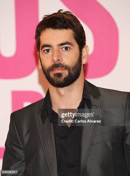 Spanish actor Eduardo Noriega attends the Meryl Streep Donosti Lifetime Achievement Award during 56th San Sebastian International Film Festival, at...