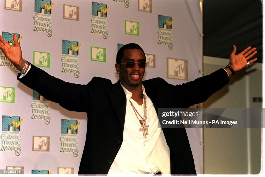 Mr Puffer Rapper American rapper and producer Puff Daddy attends the 1999 MTV Europe ...