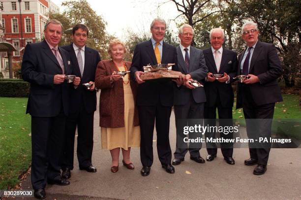 The winners of the sixteenth annual Highland Park/Spectator Parliamentarian of the Year Awards, at the Savoy Hotel, London, including Parliamentarian...