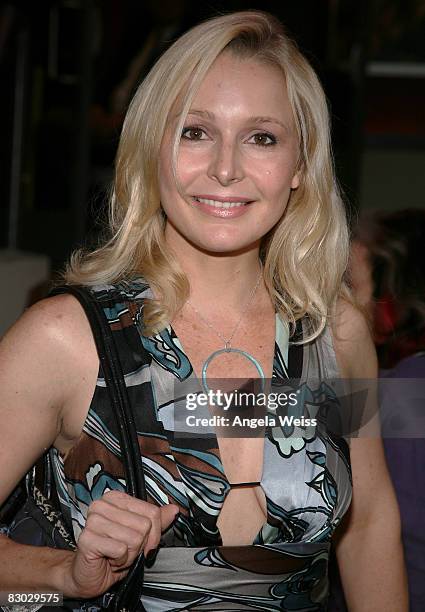 Actress Elle Travis arrives to the Premiere of "Callback: The Unmaking of Bloodstain" on September 26, 2008 in Los Angeles, California.